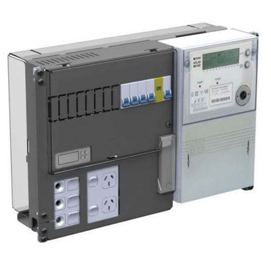 Switchboard panel with digital display