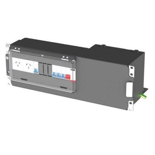 Rack power distribution unit panel