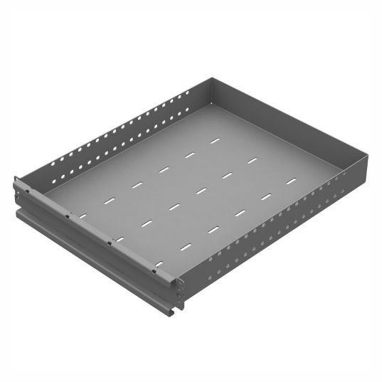 Perforated cable tray for wiring support