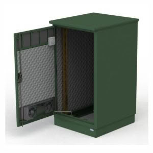 Single door cabinet, diamond pattern insulation foam, 650W x 700D x 1200H