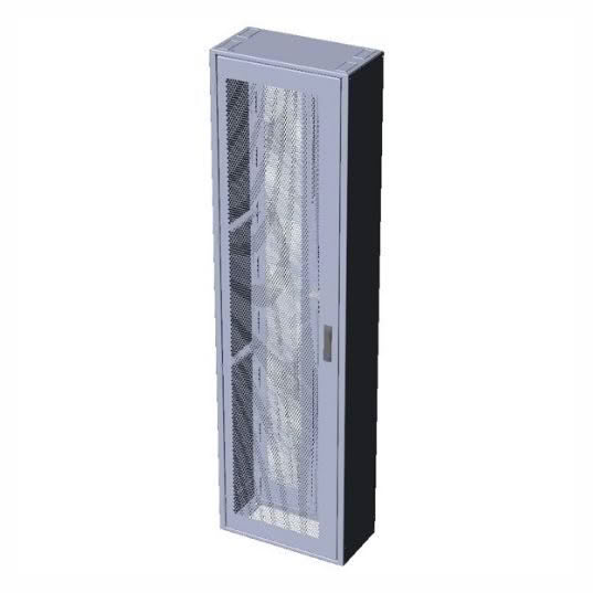 Server rack cabinet with mesh door