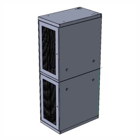 Cooling unit enclosure cabinet