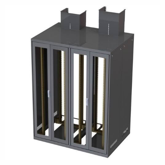Industrial cabinet with glass door