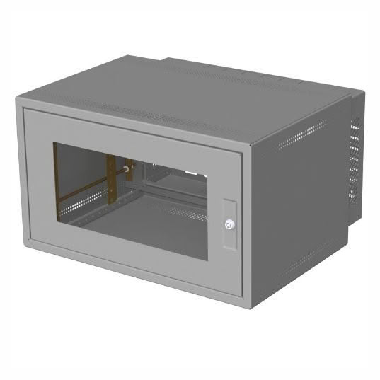 Compact enclosure cabinet glass