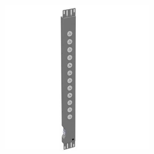 Rack mount PDU with multiple sockets