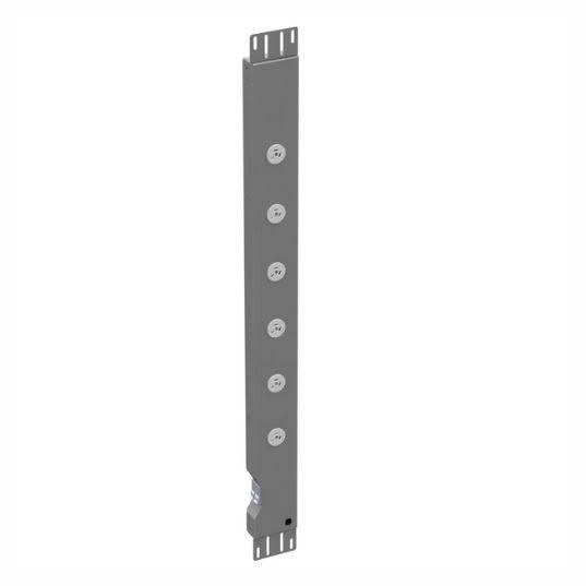 Rack mount PDU with 6 outlets