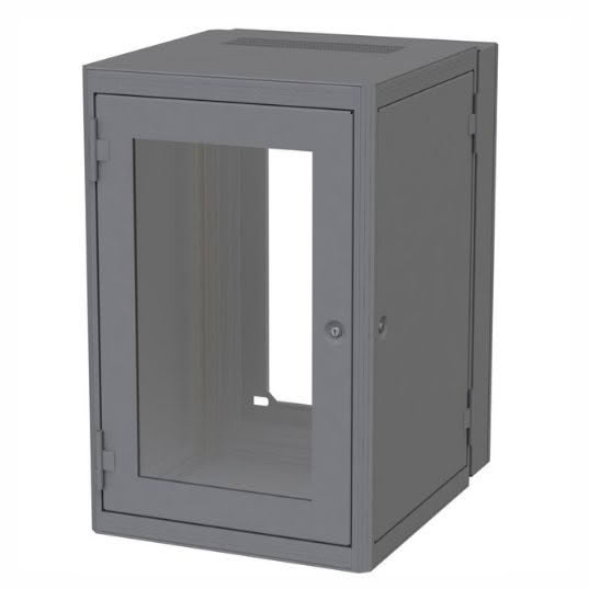 Horizontal glass door cabinet