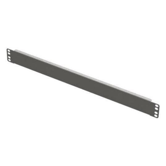 Metal rack panel cover strip