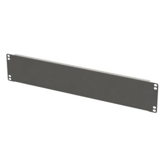 Metal rack blank panel cover