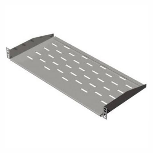 Metal rack tray with side brackets