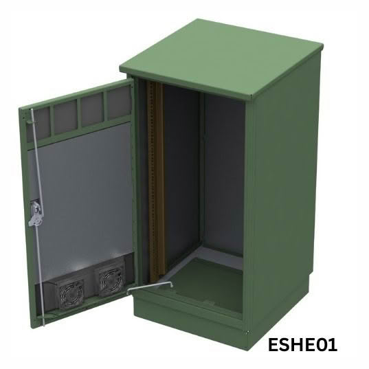 Single door cabinet, 19", 600W x 600D x 1200H - Image 3