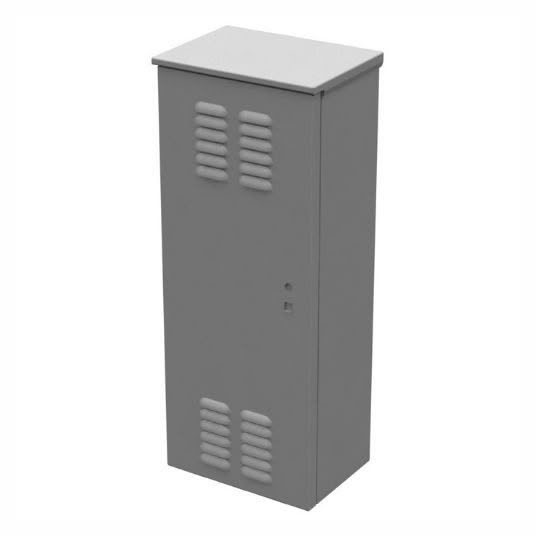Enclosure cabinet with dual vents