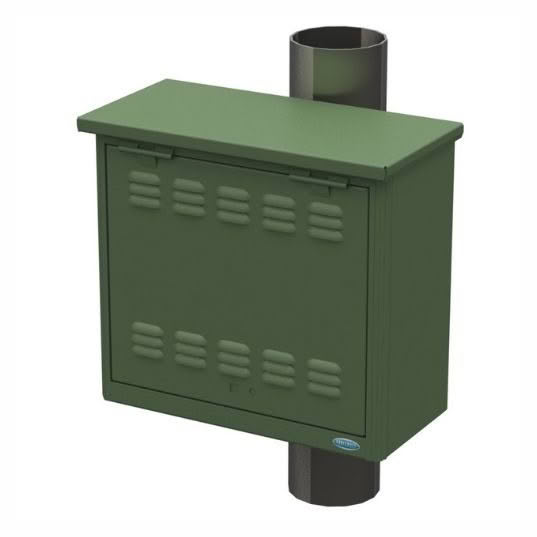 pole-mounted outdoor enclosure