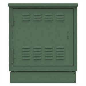 Single door cabinet, 19", 11 RU, 600W x 600D x 700H